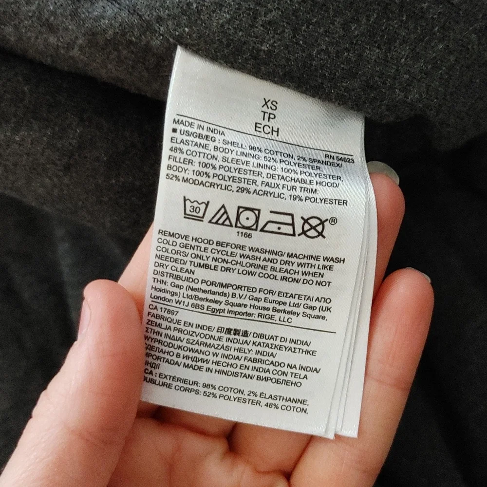 Banana Republic Faux Fur Utility Coatp - Picture 6 of 8